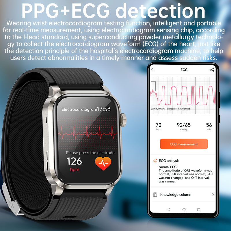 P300pro BT Call Air Pump Airba - Fall Detection Watch reseña y precio