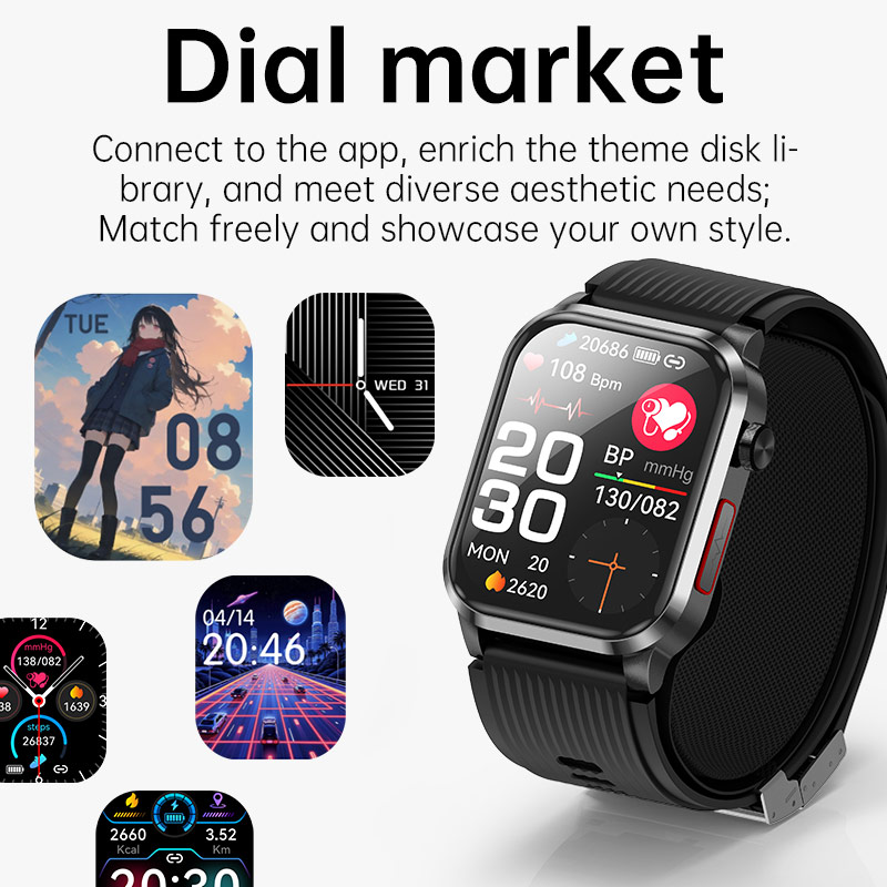 P300pro BT Call Air Pump Airba - Fall Detection Watch reseña y precio