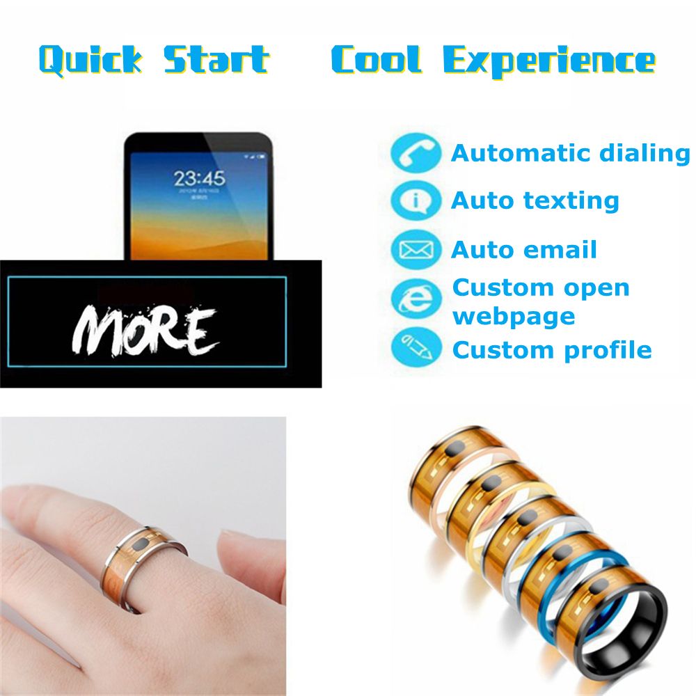 Fashion Technology Multifuncti - Smart Ring Nfc Pay reseña y precio