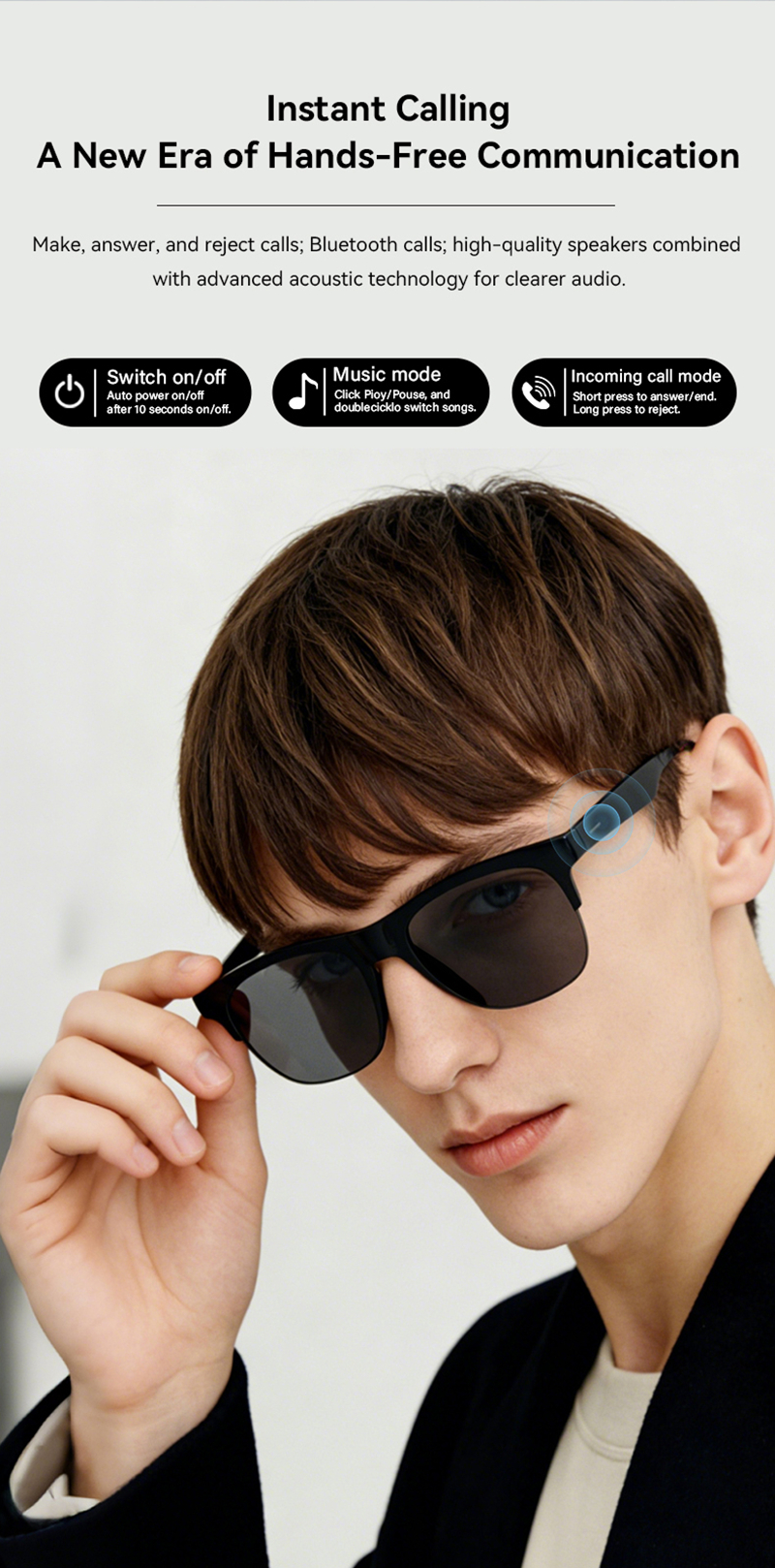 2026 New Remote Control Touch  - Smart Glasses Lens reseña y precio