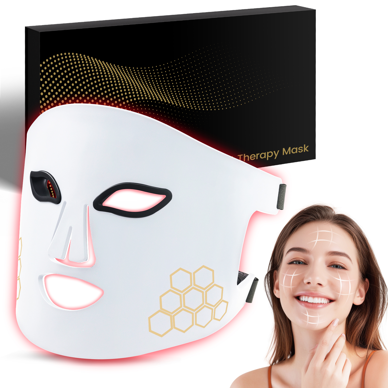Hello Face LED Face Mask Light - Galvanic Skin Sensor reseña y precio