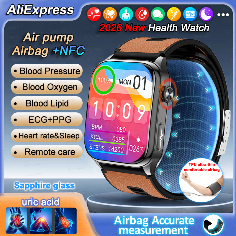 Sapphire Smartwatch AMOLED Scr - Fall Detection Watch reseña y precio