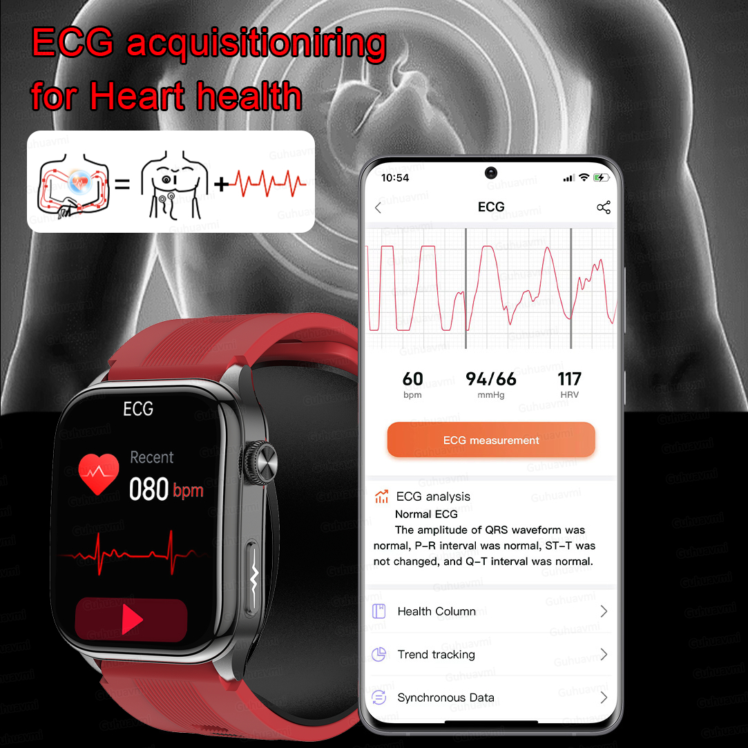 Sapphire Smartwatch AMOLED Scr - Fall Detection Watch reseña y precio