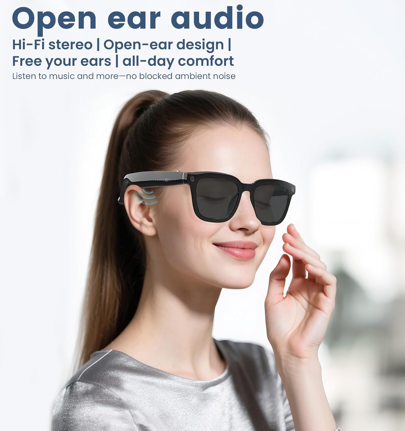 AI Smart Camera Glasses 1080P  - Smart Glasses Lens reseña y precio
