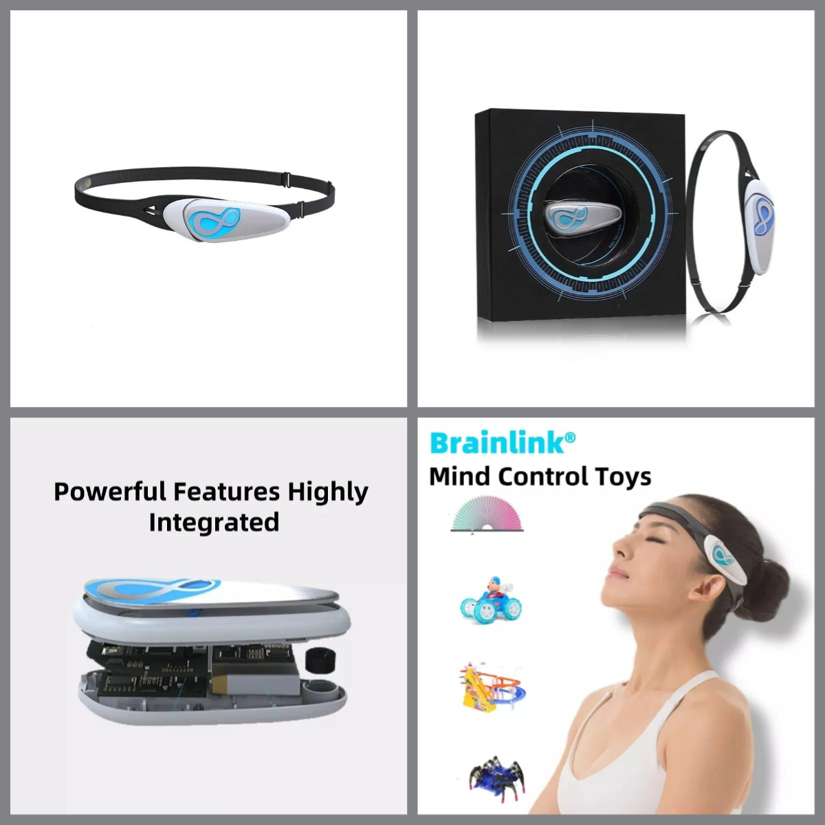 Dry Electrode EEG Brainwave He - Meditation Headband Eeg reseña y precio