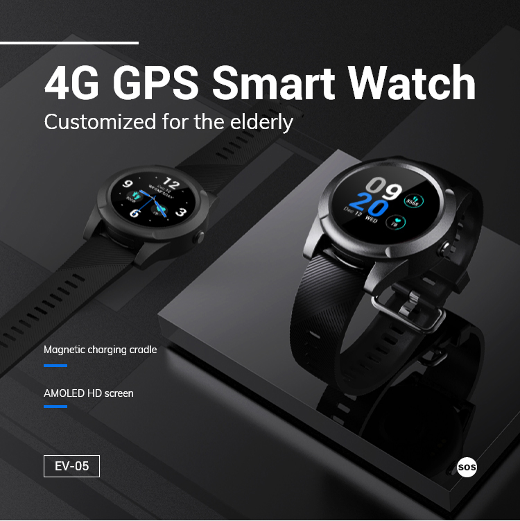 Senior GPS Tracking Smart Watc - Fall Detection Watch reseña y precio