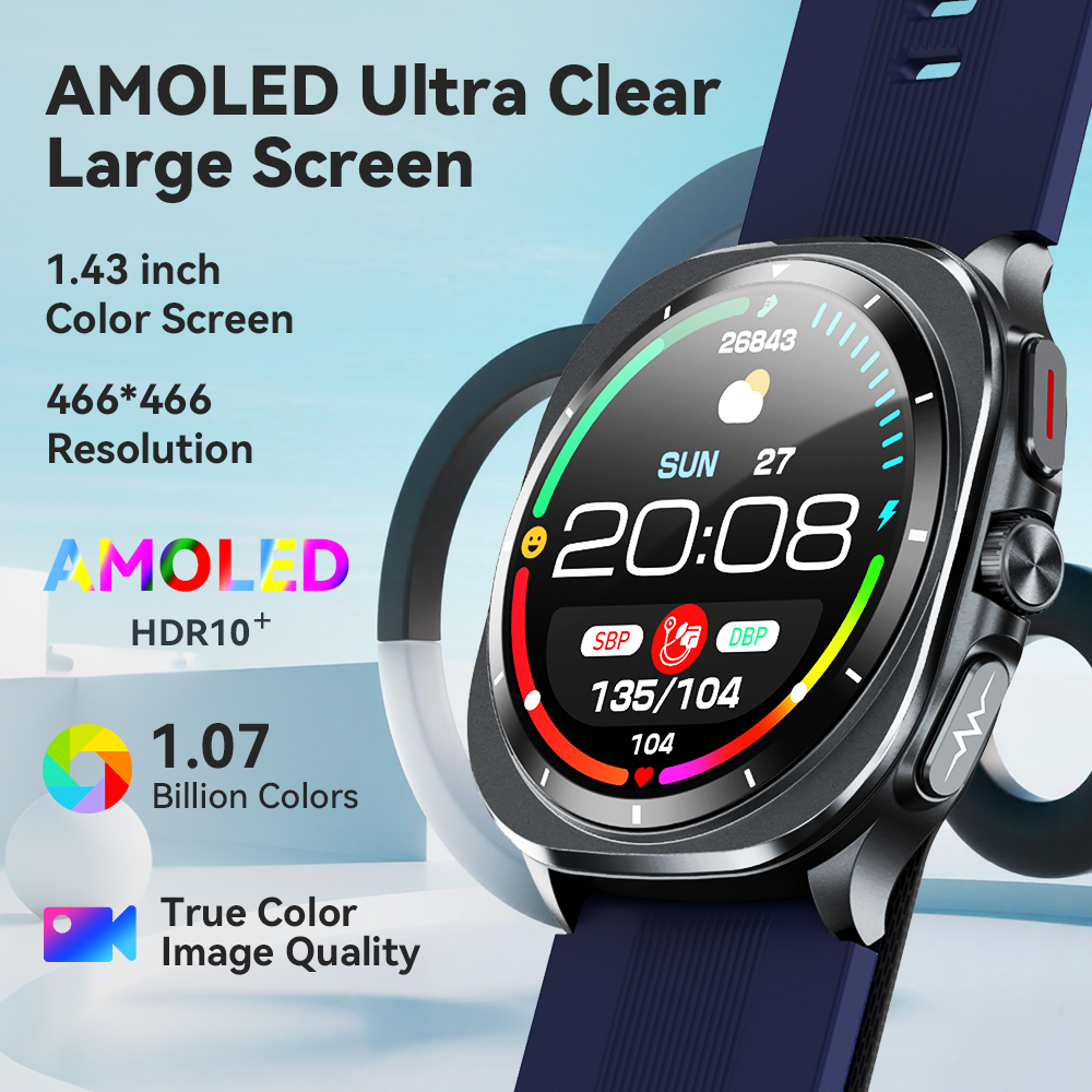 NOYAFA New ECG+PPG Blood Fat U - Fall Detection Watch reseña y precio
