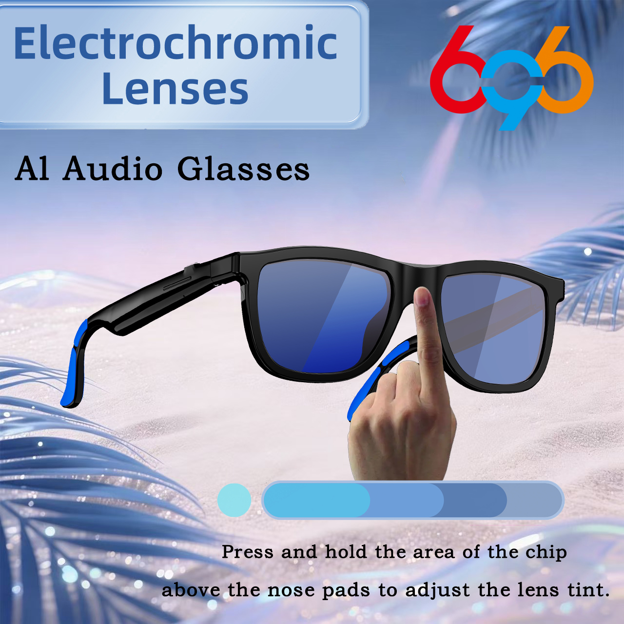 New AI Audio Glasses Electroch - Smart Glasses Lens reseña y precio