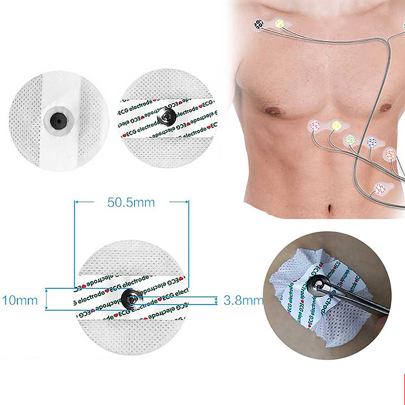 50PCS/Bag Electrode Patch  Dis - Ecg Patch Monitor reseña y precio