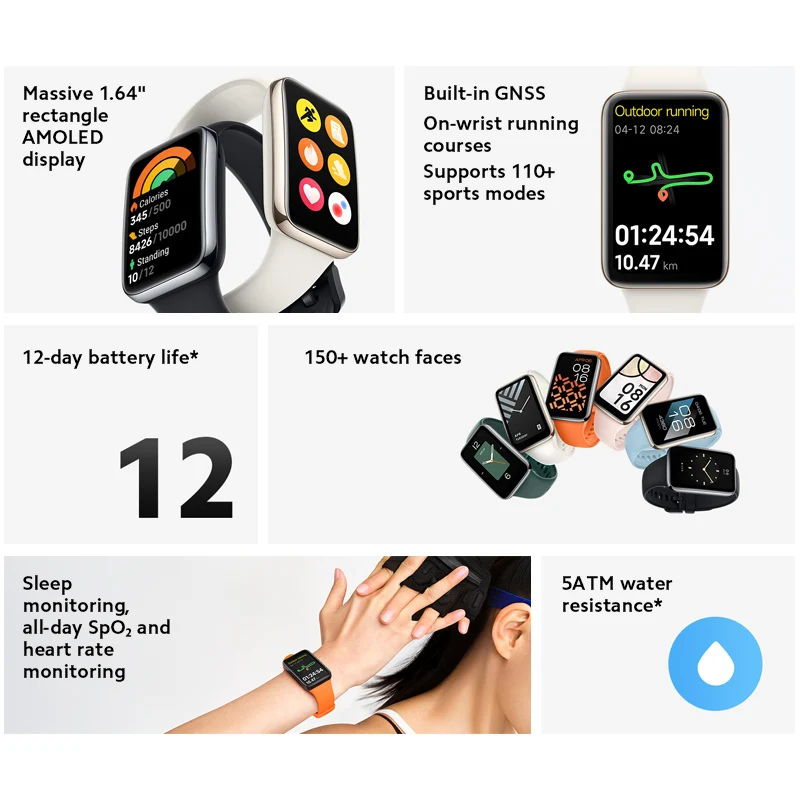 For Global Version Mi Band 7 P - Breath Rate Monitor reseña y precio
