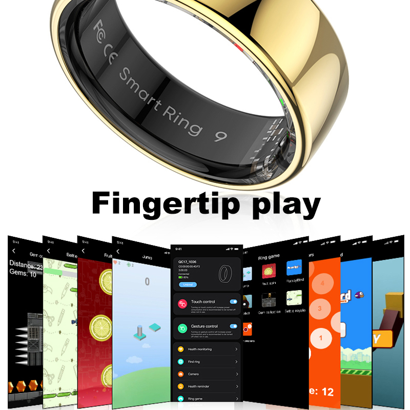 Smart Ring Men Women with Char - Temperature Ring Skin reseña y precio