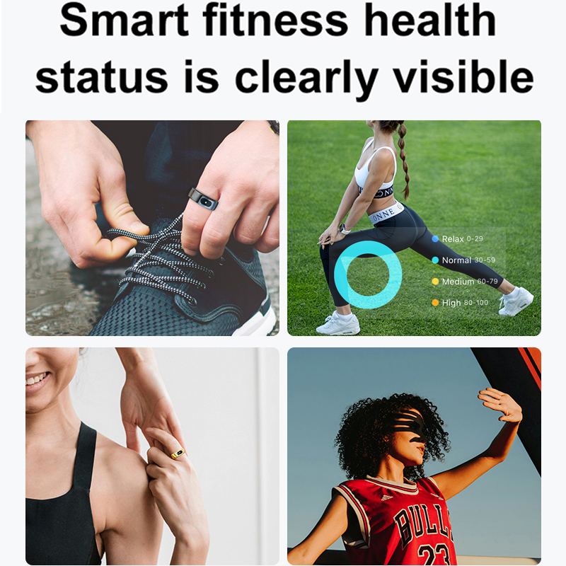 Smart Ring Men Women with Char - Temperature Ring Skin reseña y precio