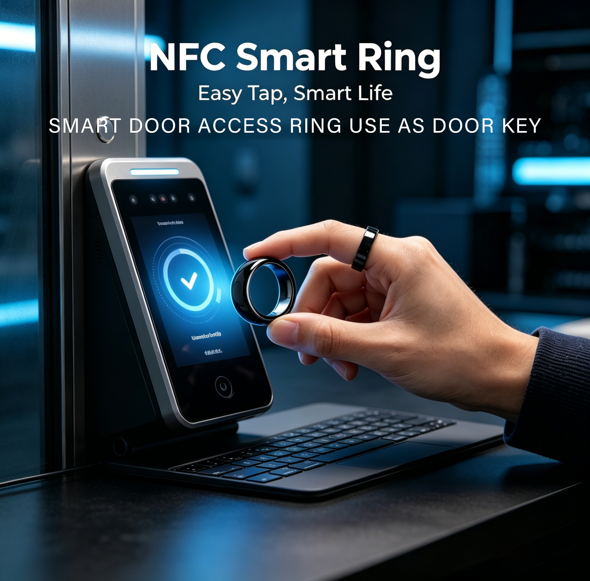 Ntag216 NFC Full Ceramic Smart - Smart Ring Nfc Pay reseña y precio
