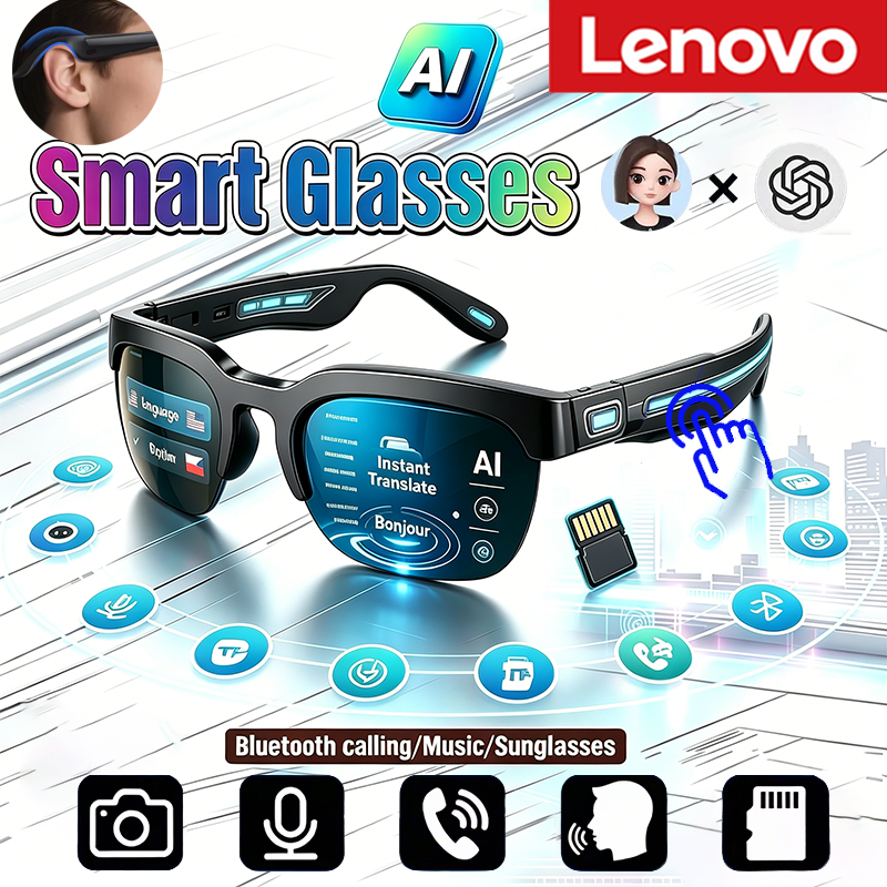 Lenovo HOT BT Audio Bone-Condu - Smart Glasses Lens reseña y precio