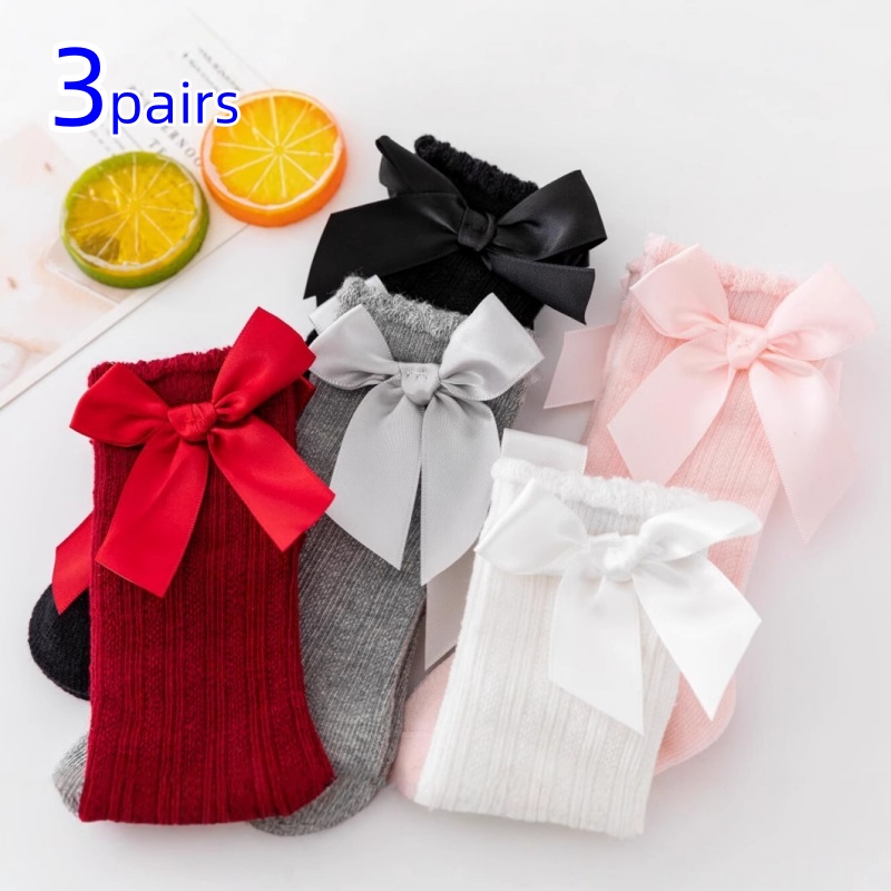 3Pairs/set Baby Girls Socks Bi - Baby Sock Oximeter reseña y precio