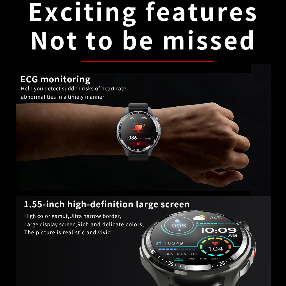 SOS Alert Heart Rate Fitness S - Fall Detection Watch reseña y precio
