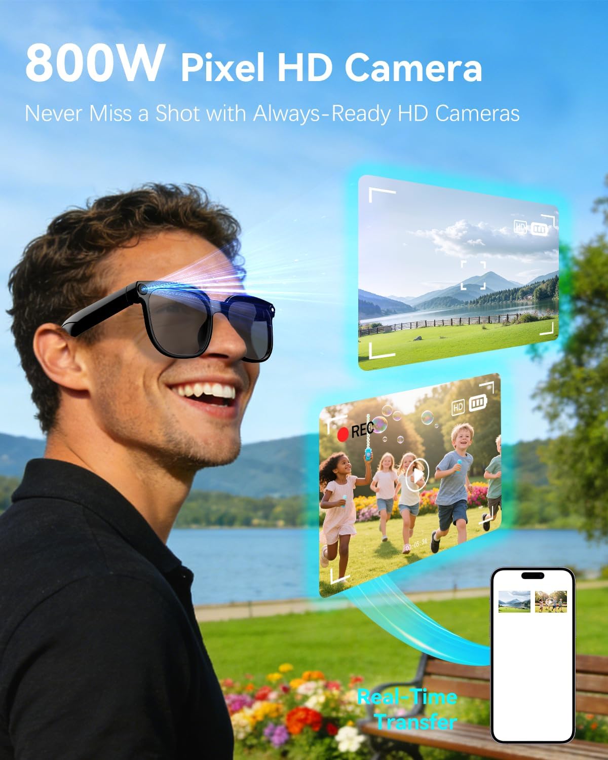 AI Smart Glasses: 8MP Camera,  - Smart Glasses Lens reseña y precio