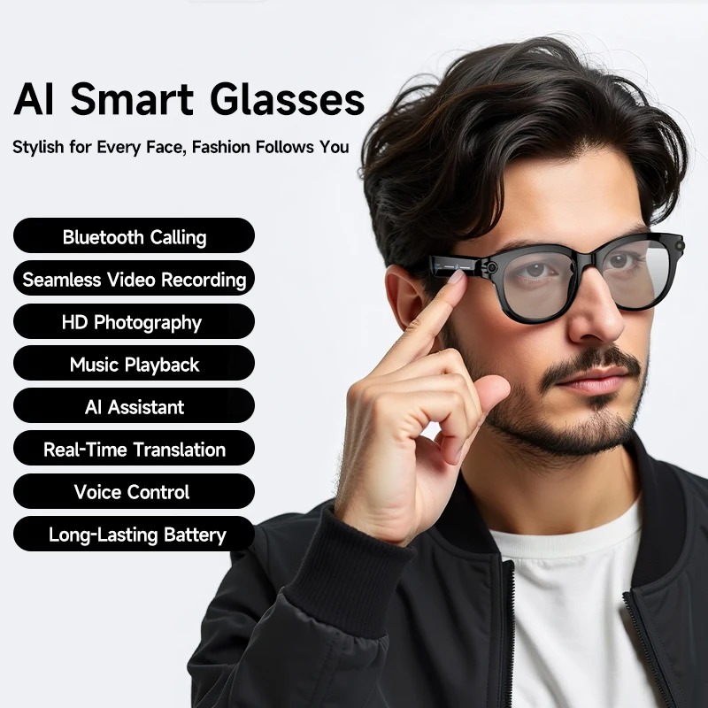 2026 AI Smart Glasses 8K Remot - Smart Glasses Lens reseña y precio