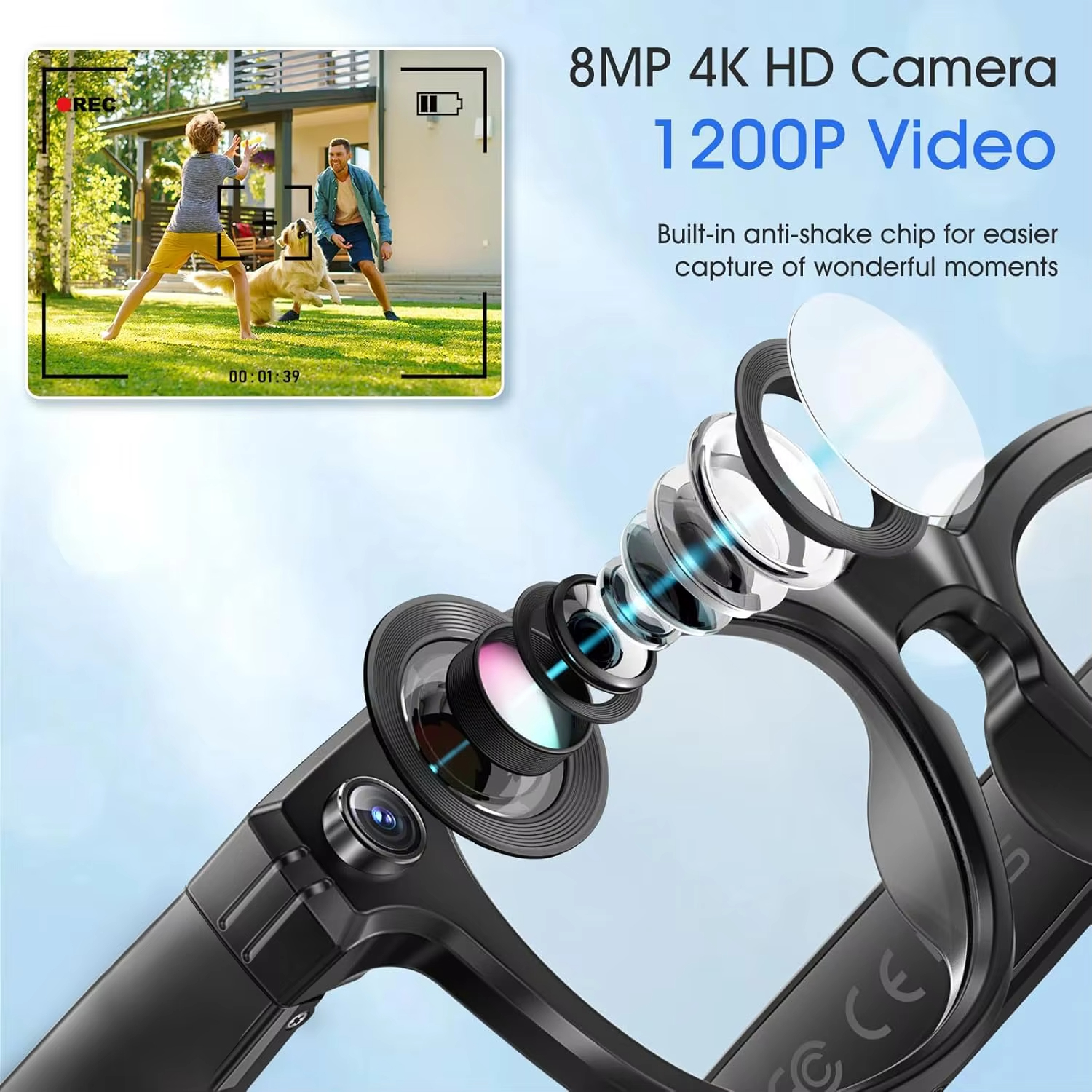 Xiaomi 800W Camera AI Glasses  - Smart Glasses Lens reseña y precio