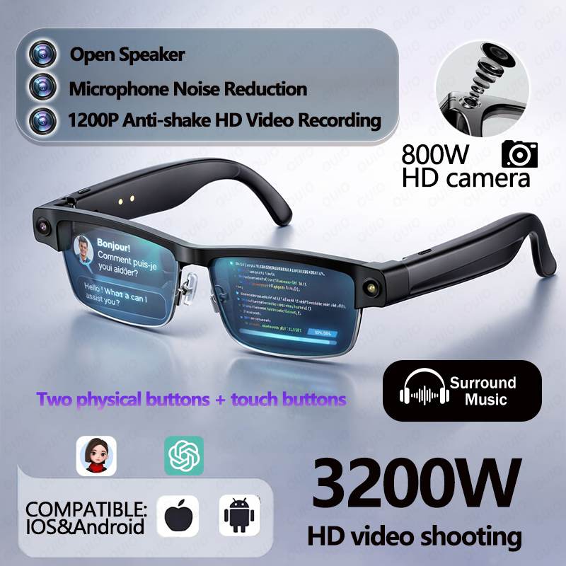 Al Smart Photo Glasses 800W Ca - Smart Glasses Lens reseña y precio