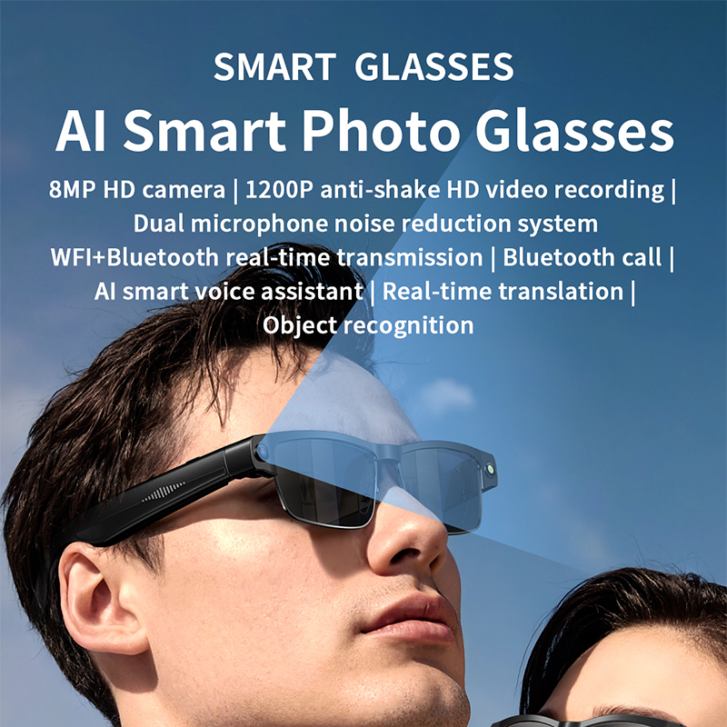 Al Smart Photo Glasses 800W Ca - Smart Glasses Lens reseña y precio