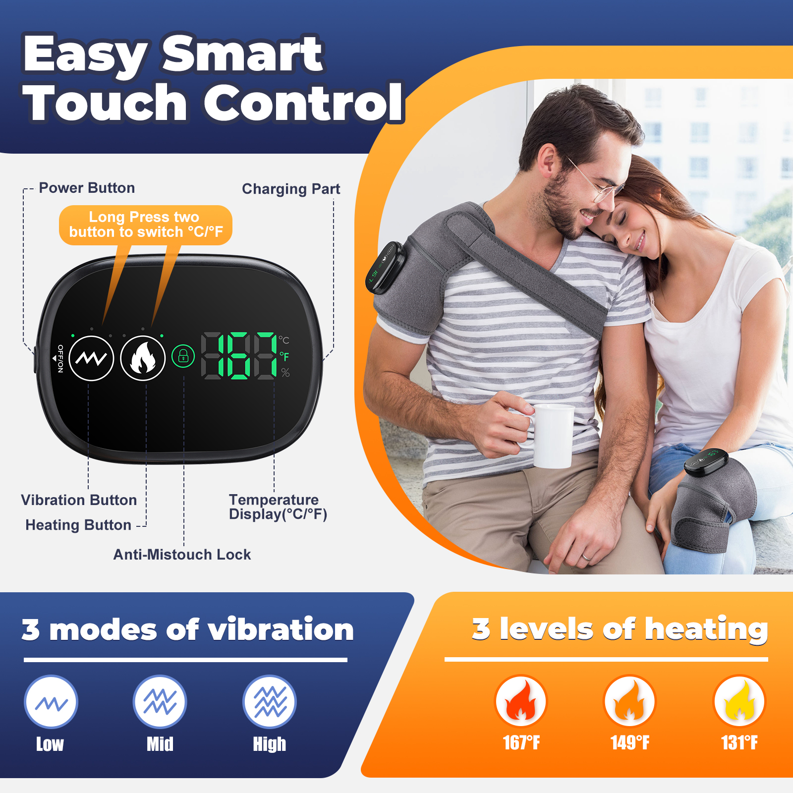 Smart Arthritis Pain Relief He - Smart Knee Wrap reseña y precio