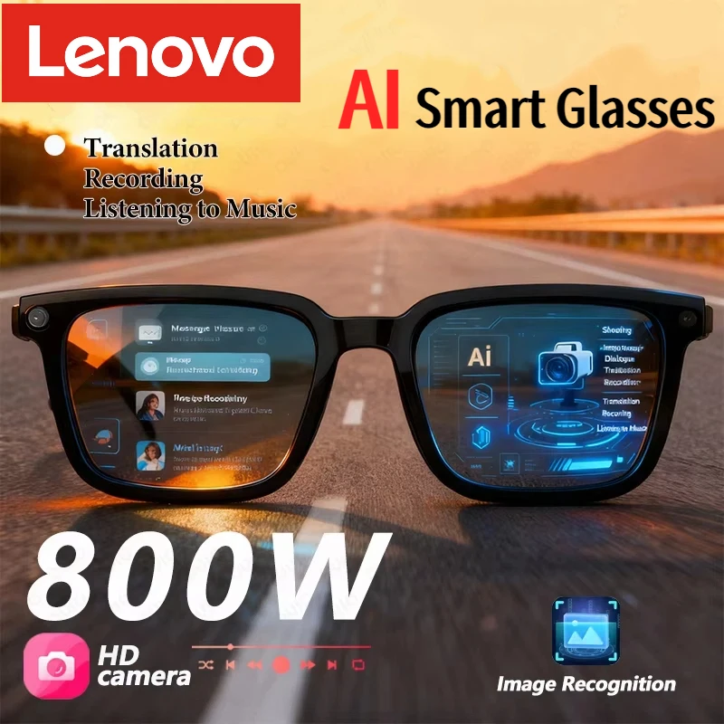 Lenovo AI Smart Glasses 8K HD  - Smart Glasses Lens reseña y precio