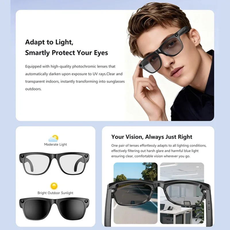 Lenovo AI Smart Glasses 8K HD  - Smart Glasses Lens reseña y precio