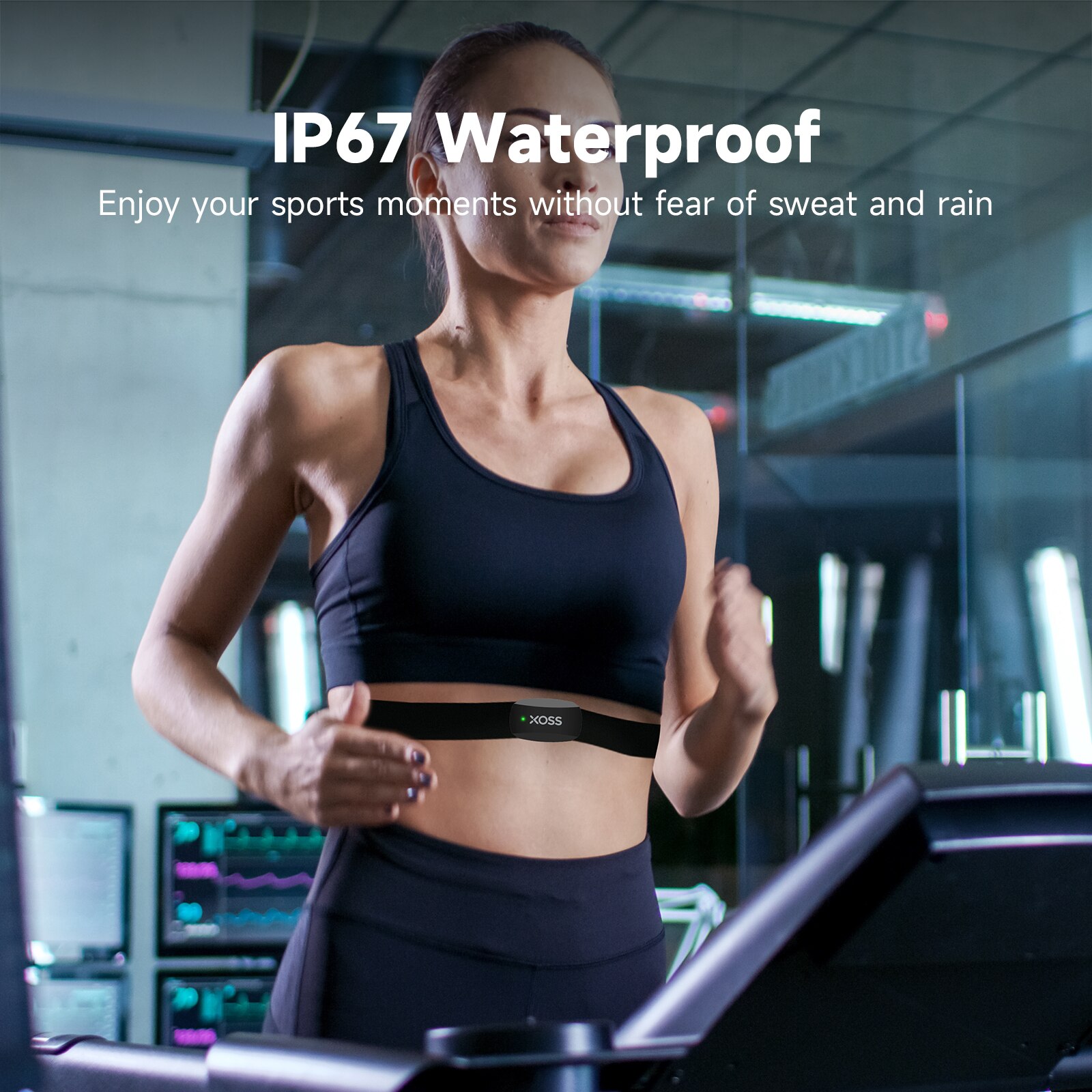 XOSS X2 Chest Strap Heart Rate - Breath Rate Monitor reseña y precio