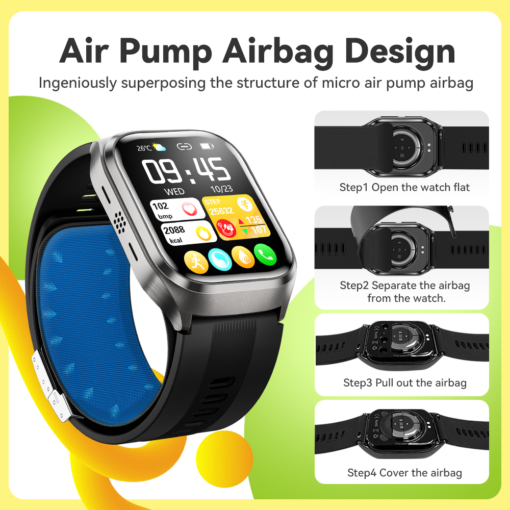 2025 New NOYAFA High-end Laser - Fall Detection Watch reseña y precio