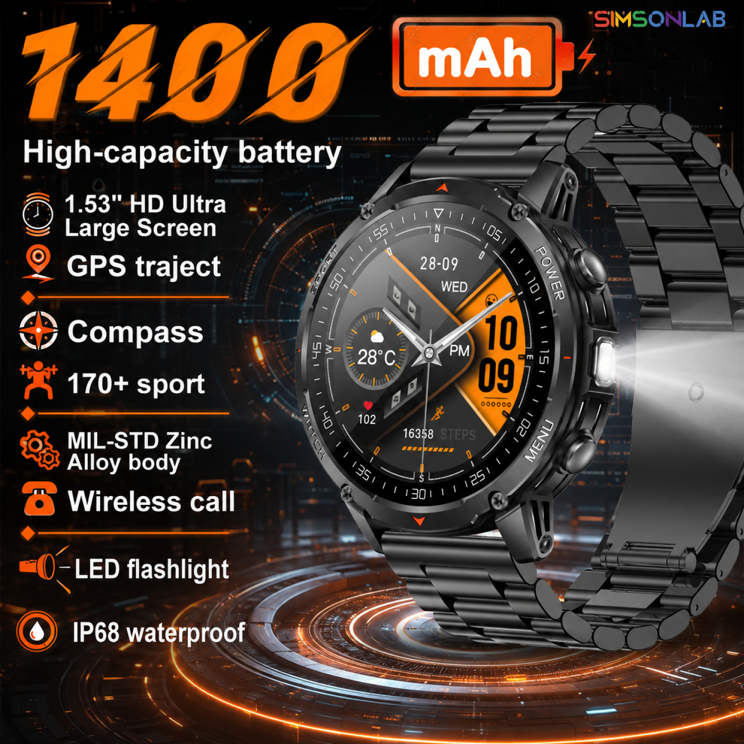 2026 New 1400mAh Military GPS  - Smart Insole Pressure reseña y precio