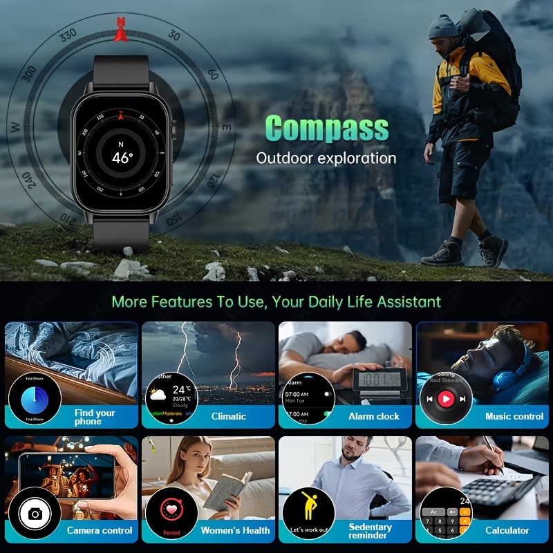 2025 GPS Positioning Smart Wat - Fall Detection Watch reseña y precio