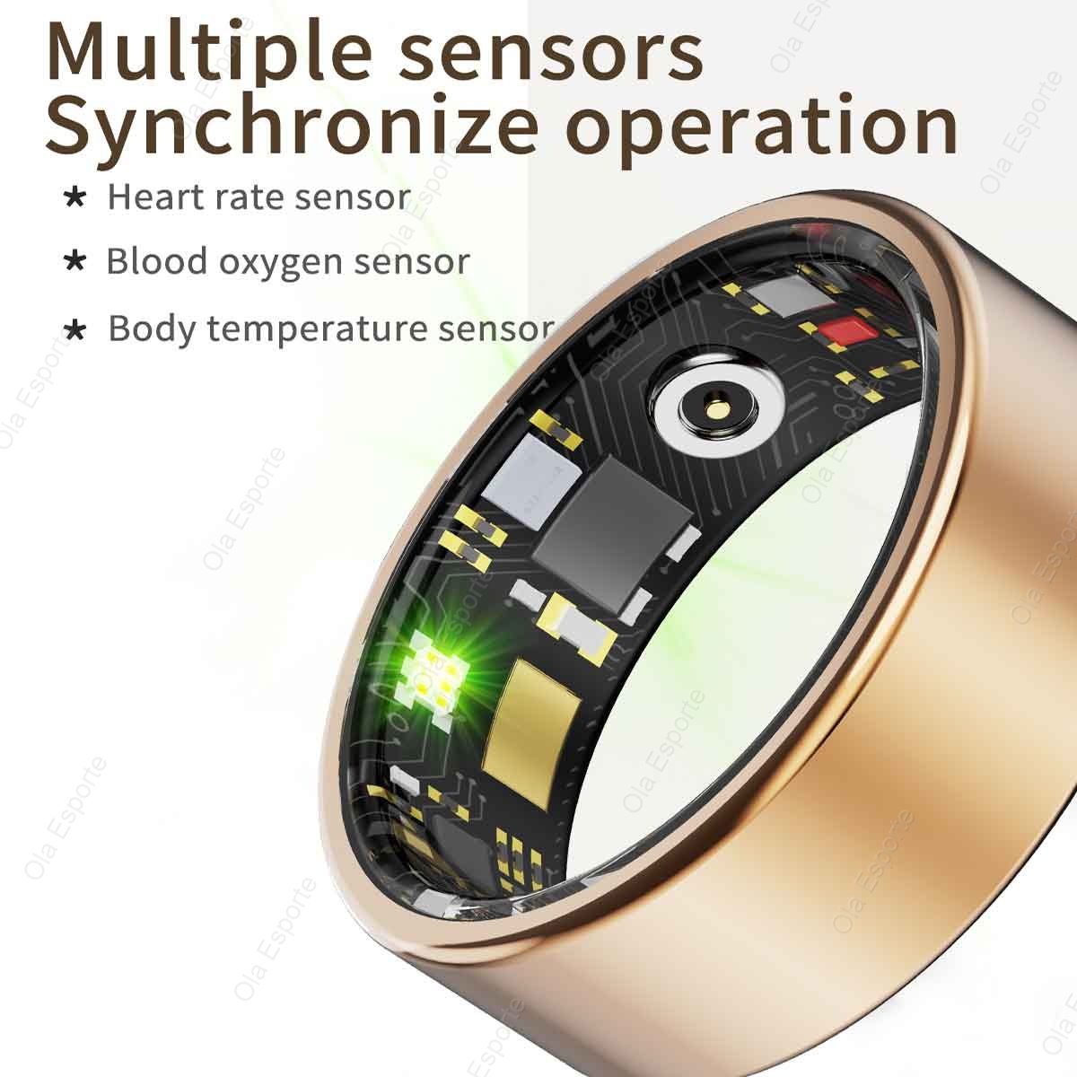 R09 Smart Ring Men Women with  - Temperature Ring Skin reseña y precio