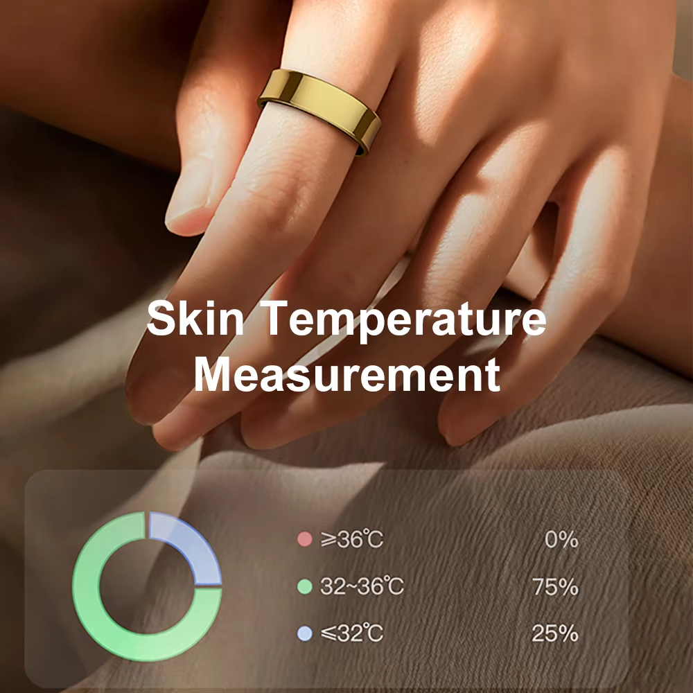 Smart Ring with Charging Case, - Temperature Ring Skin reseña y precio