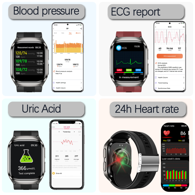 2026 New Blood Pressure Air Pu - Fall Detection Watch reseña y precio