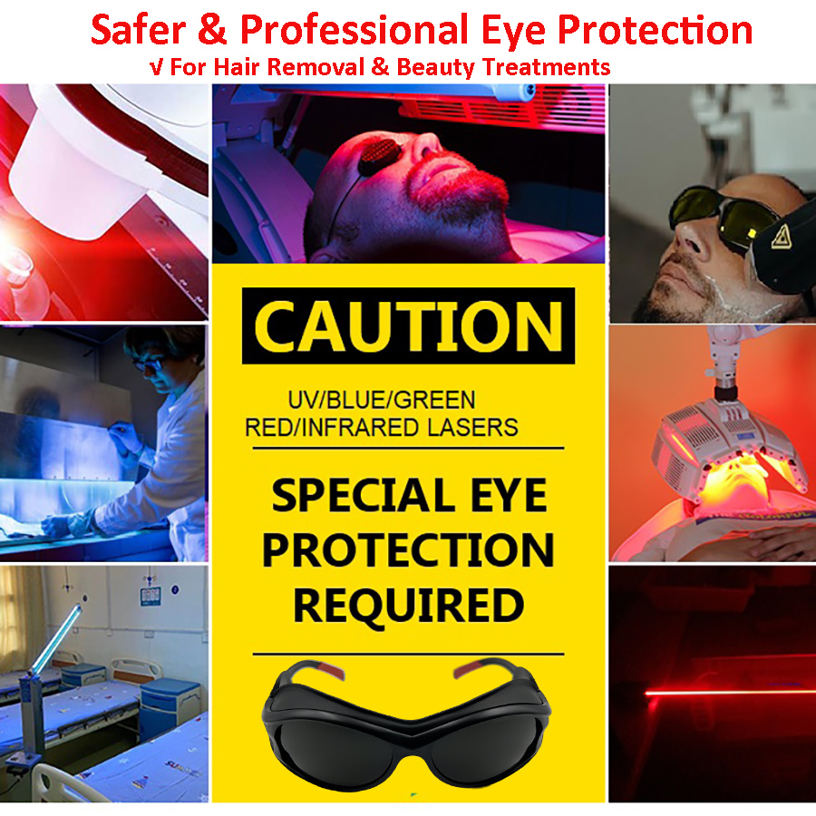 IPL Laser Hair Removal Glasse  - Light Therapy Glasses reseña y precio