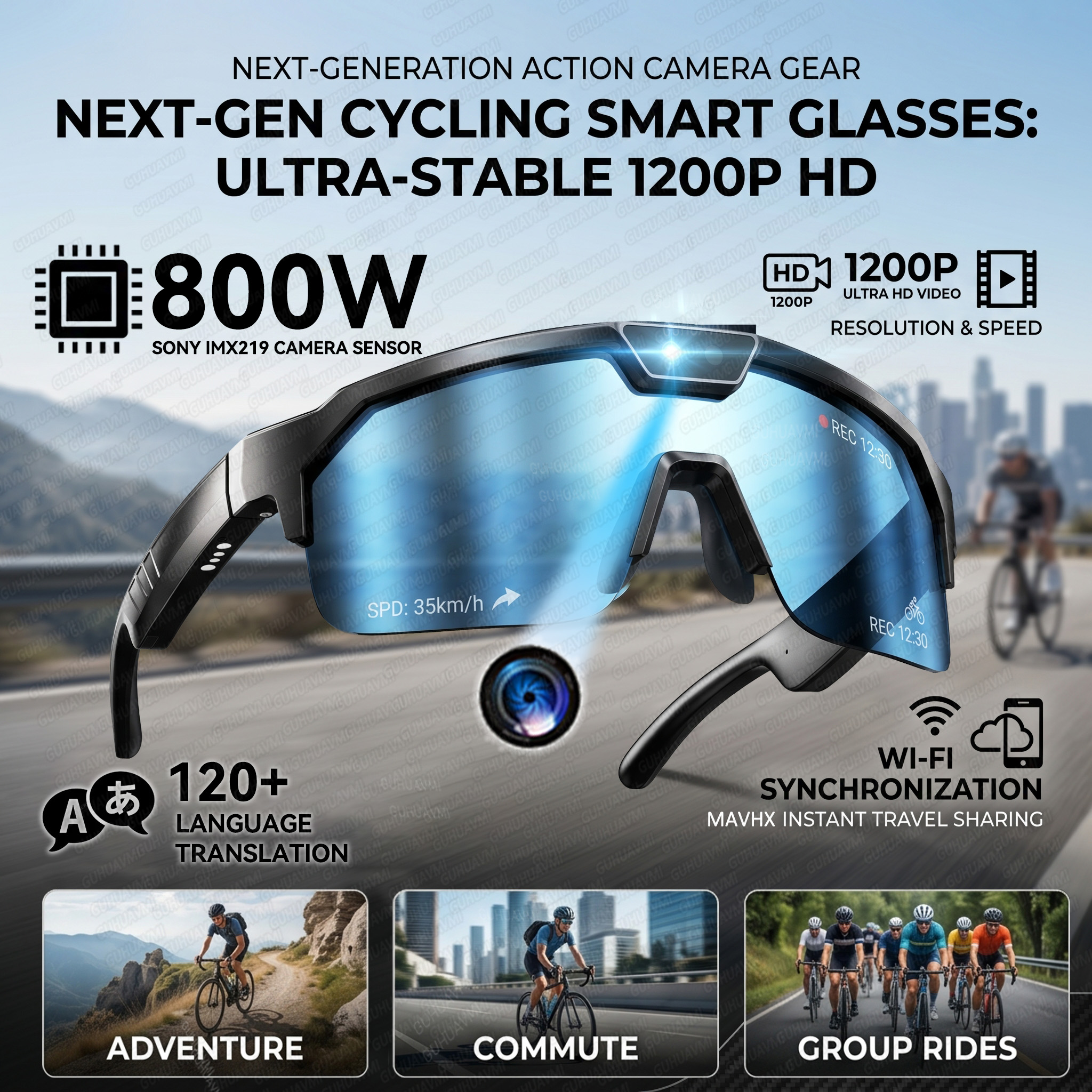 Smart Glasses with 4K HD Anti- - Smart Glasses Lens reseña y precio