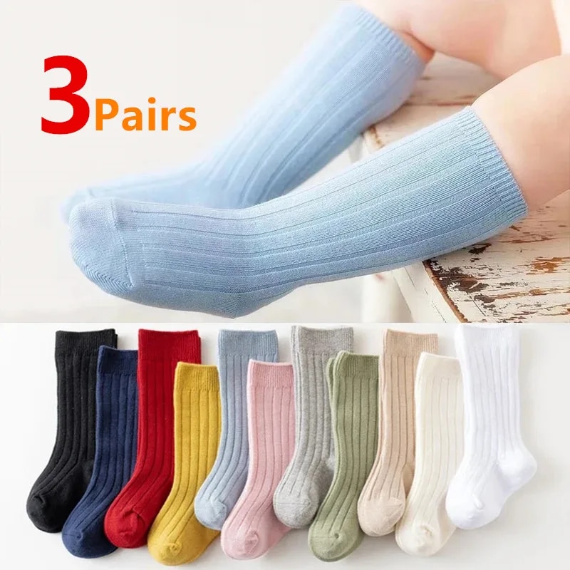 3Pairs/Lot Baby Knee High Sock - Baby Sock Oximeter reseña y precio
