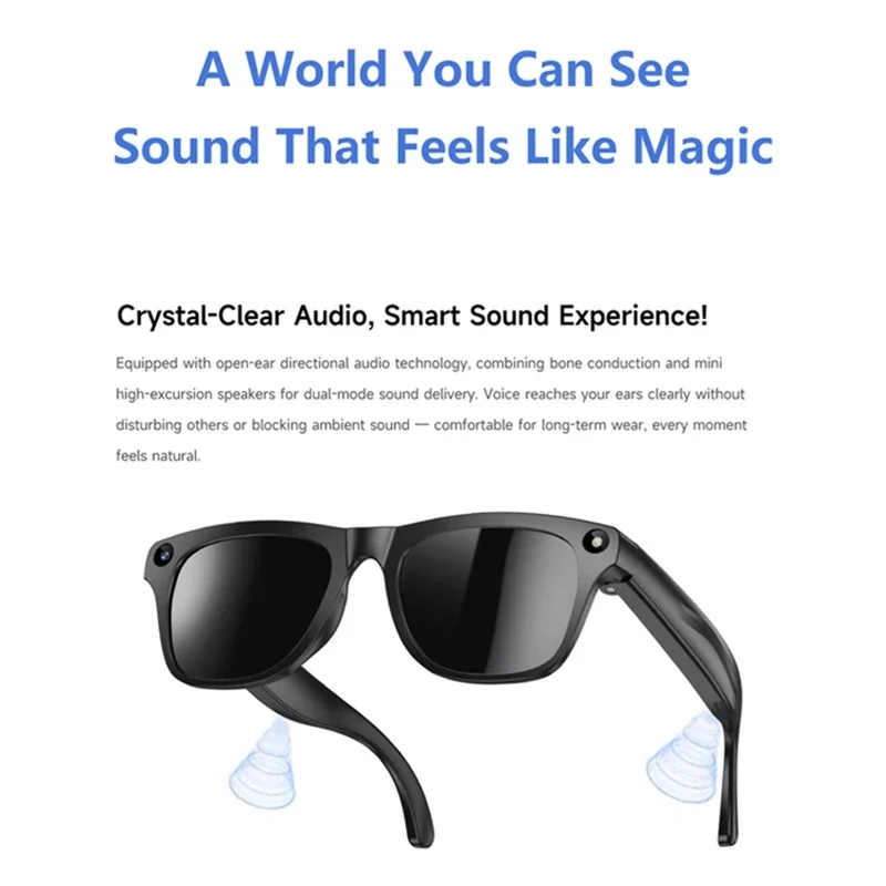 Lenovo AI Smart Glasses 8K HD  - Smart Glasses Lens reseña y precio